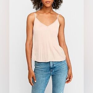 Express Pleated V neck Cami New With Tags